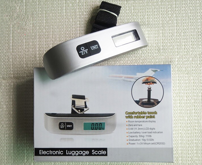 <b>Digital Hanging Luggage Baggage Weighing Scale 50Kgx50g K-8</b>